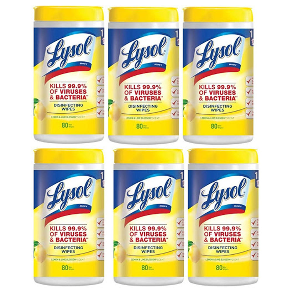 Lysol-80ct-case-Disinfecting-Wipes-Lemon